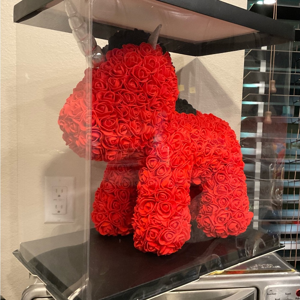 Artificial Red Rose Unicorn